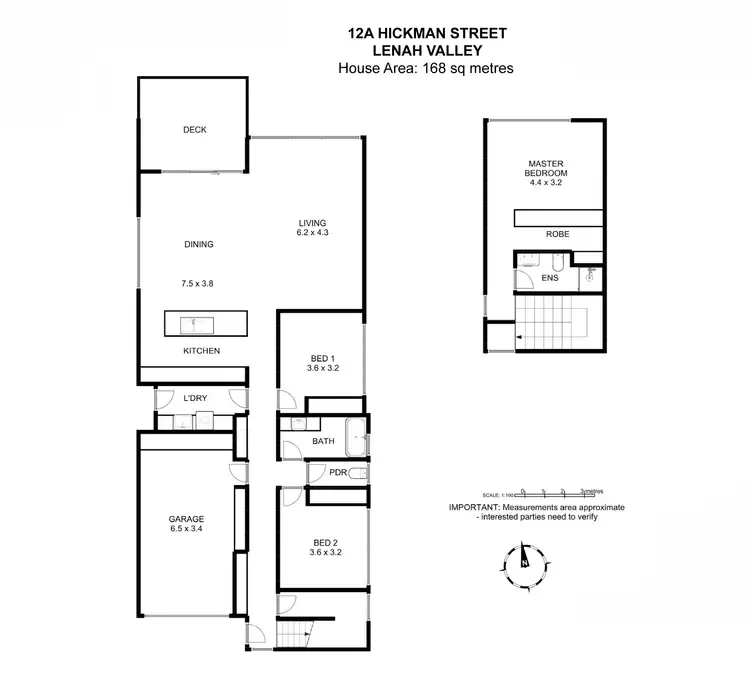 Floorplan of Homely house listing, 12a Hickman Street, Lenah Valley TAS 7008