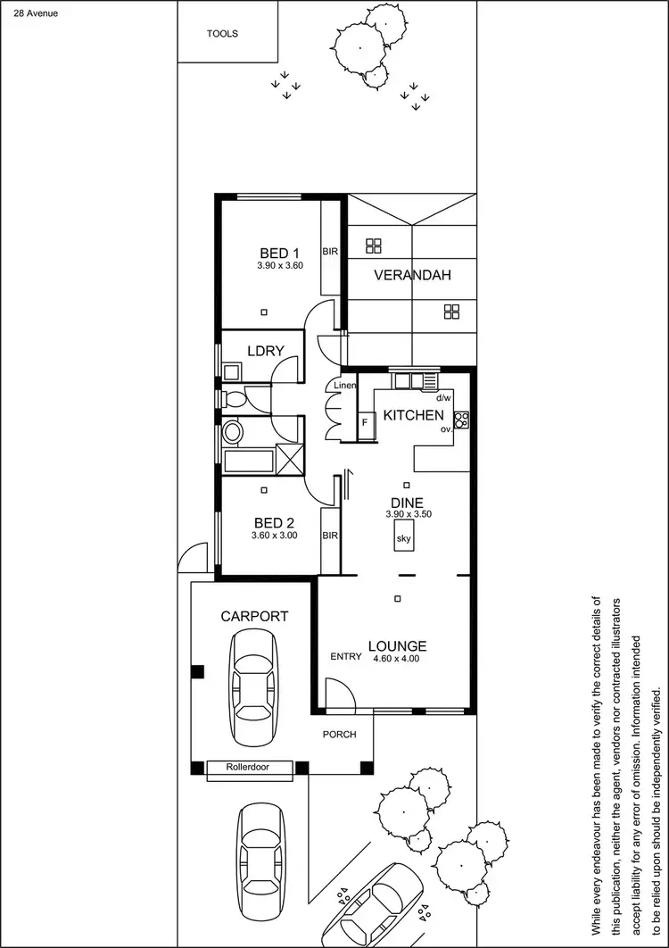 Floorplan of Homely house listing, 28 Avenue Road, Paradise SA 5075