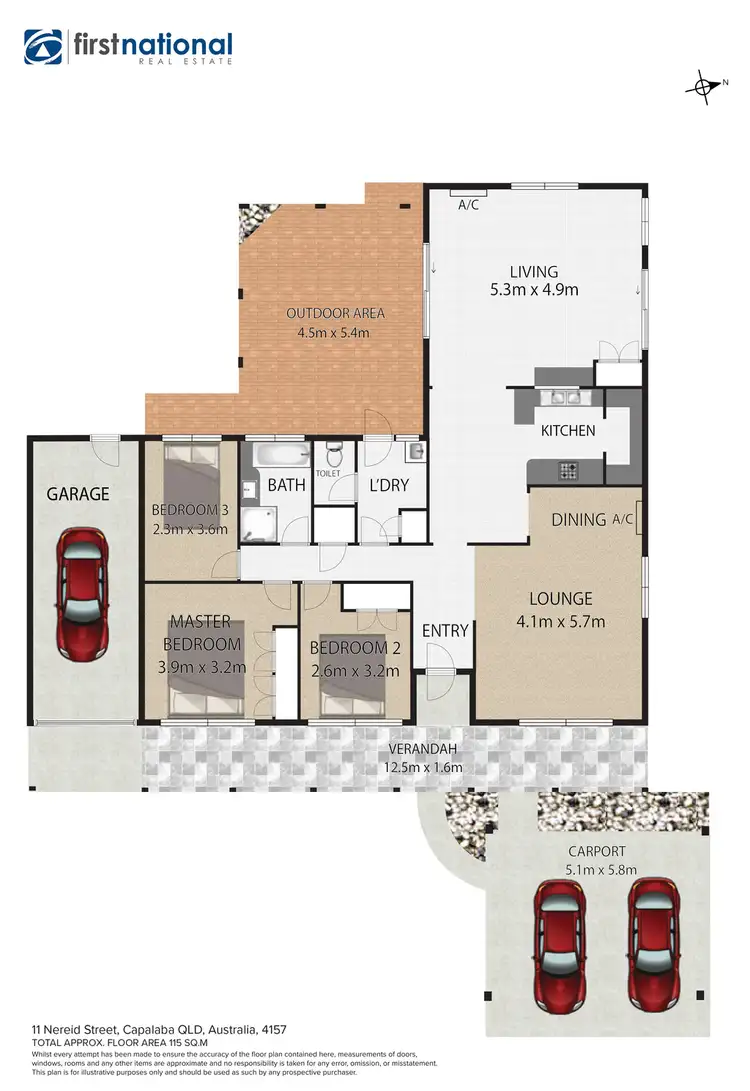 Floorplan of Homely house listing, 11 Nereid Street, Capalaba QLD 4157