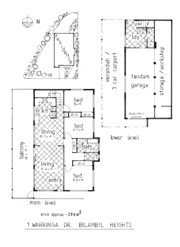 Floorplan of Homely house listing, 1 Warringa Drive, Bilambil Heights NSW 2486