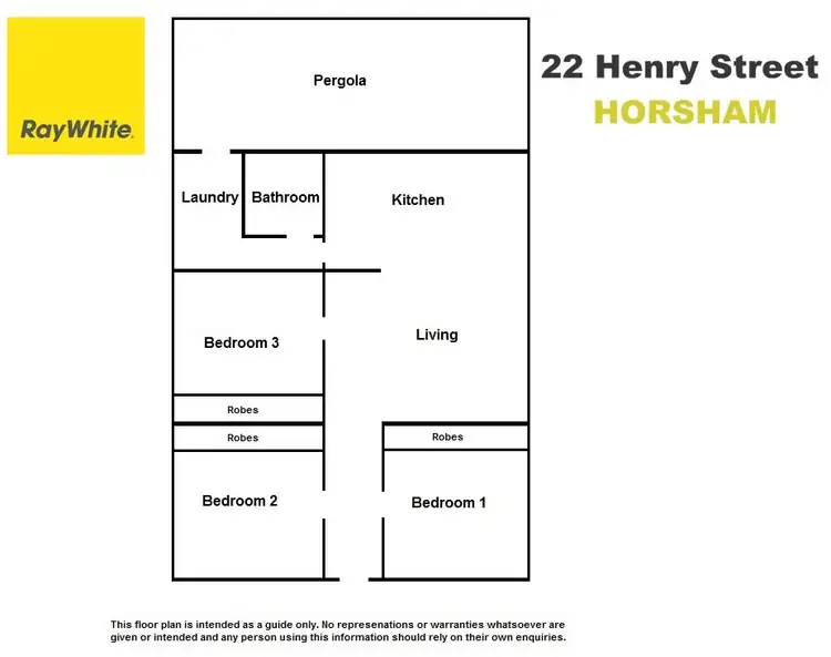 Floorplan of Homely house listing, 22 Henry Street, Horsham VIC 3400
