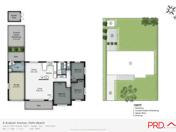 Floorplan of Homely house listing, 4 Araluen Avenue, Palm Beach QLD 4221