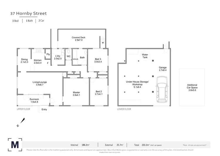 Floorplan of Homely house listing, 37 Hornby Street, Everton Park QLD 4053