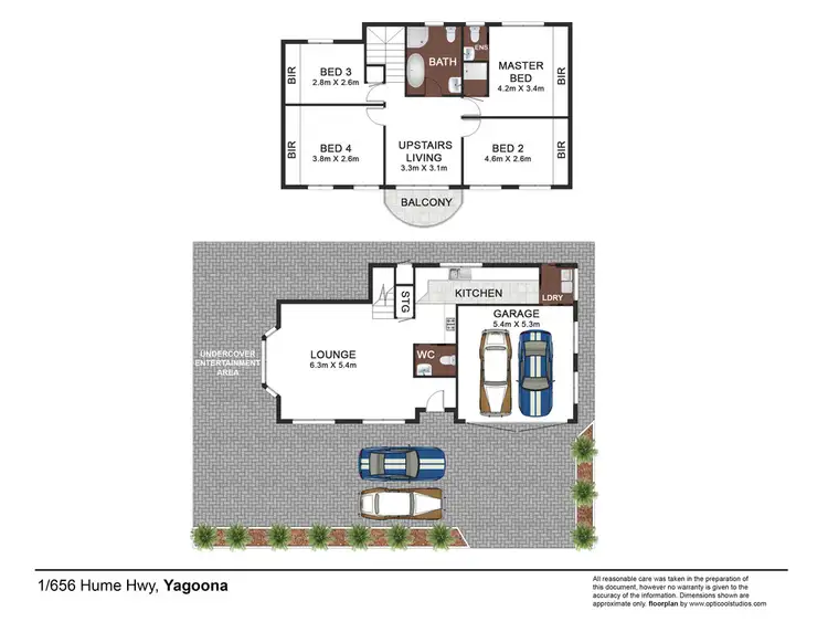 Floorplan of Homely townhouse listing, 1/656 Hume Highway, Yagoona NSW 2199