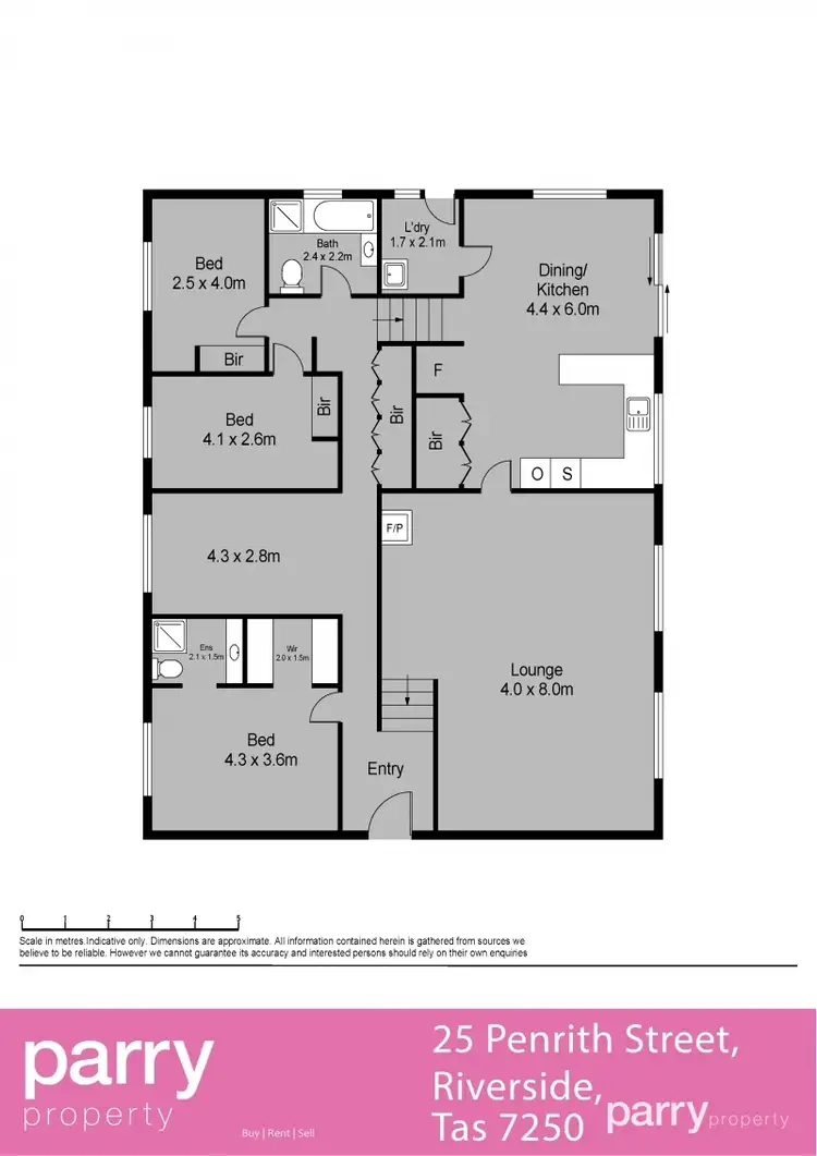 Floorplan of Homely house listing, 25 Penrith Street, Riverside TAS 7250