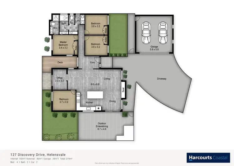 Floorplan of Homely house listing, 127 Discovery Drive, Helensvale QLD 4212
