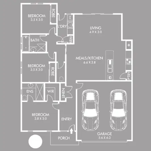 Floorplan of Homely house listing, 1B Teal Street, Lara VIC 3212
