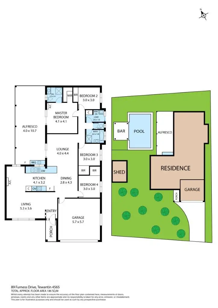 Floorplan of Homely house listing, 89 Furness Drive, Tewantin QLD 4565