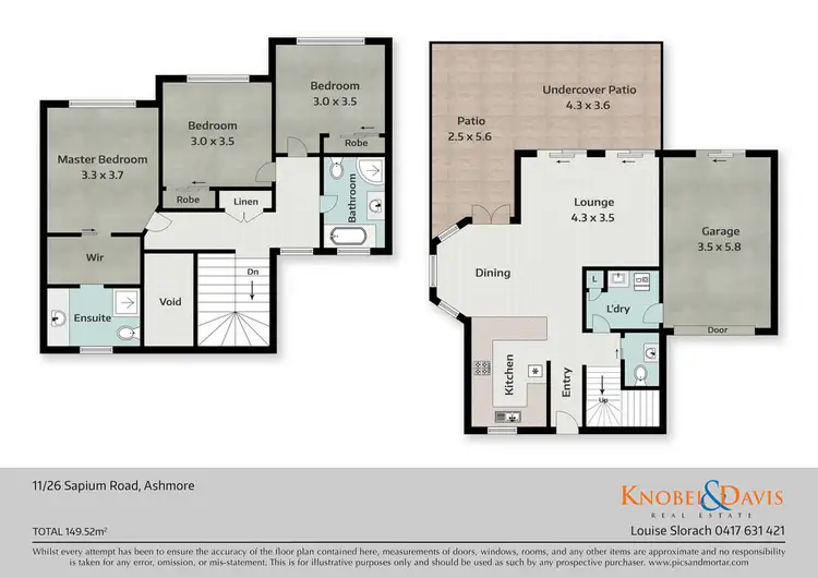 Floorplan of Homely townhouse listing, 26-34 Sapium Road, Ashmore QLD 4214