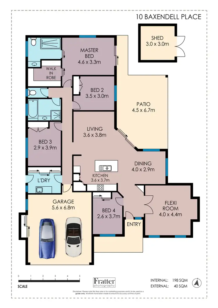 Floorplan of Homely house listing, 10 Baxendell Place, Bushland Beach QLD 4818
