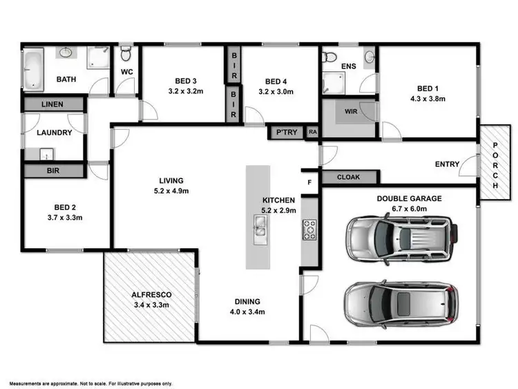Floorplan of Homely house listing, 21 O'Meara Street, Wodonga VIC 3690