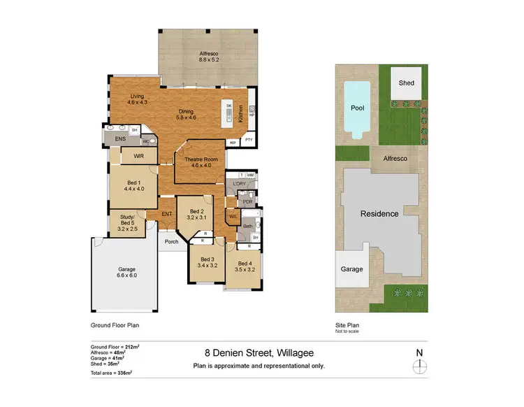 Floorplan of Homely house listing, 8 Denien Street, Willagee WA 6156