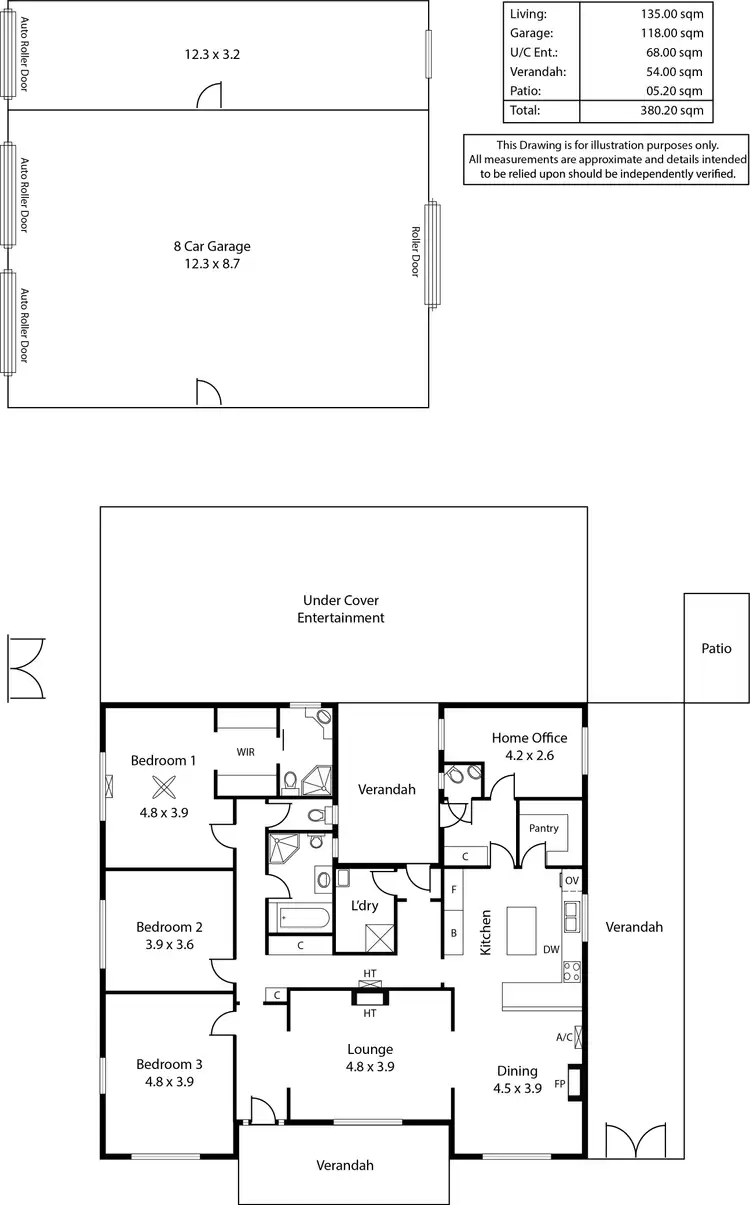 Floorplan of Homely house listing, 4 Marshall Street, Felixstow SA 5070