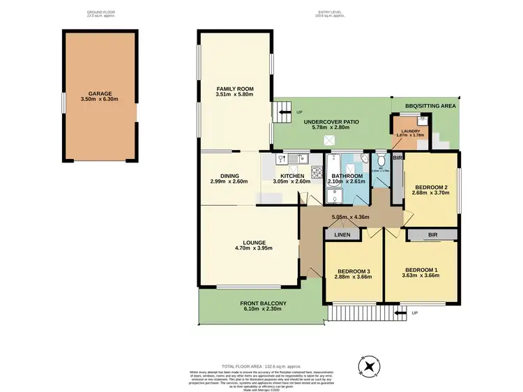 Floorplan of Homely house listing, 8 O'Donnell Drive, Figtree NSW 2525