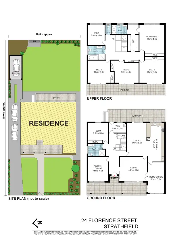 Floorplan of Homely house listing, 24 Florence Street, Strathfield NSW 2135