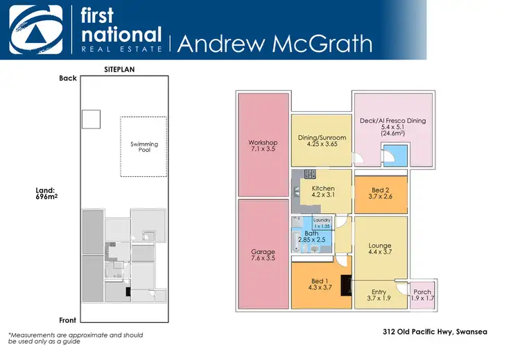 Floorplan of Homely house listing, 312 Old Pacific Highway, Swansea NSW 2281