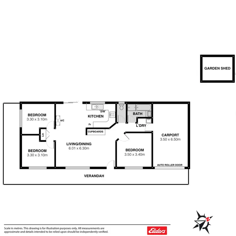 Floorplan of Homely house listing, 104 CUDMORE ROAD, Mccracken SA 5211