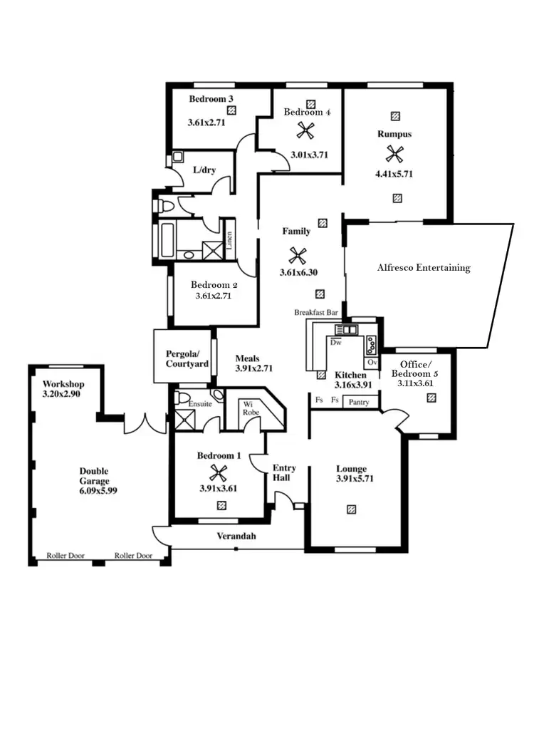 Floorplan of Homely house listing, 19 Georgia Avenue, Grange SA 5022
