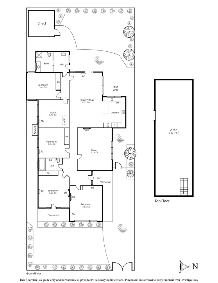 Floorplan of Homely house listing, 27 Hamilton Street, Brighton VIC 3186