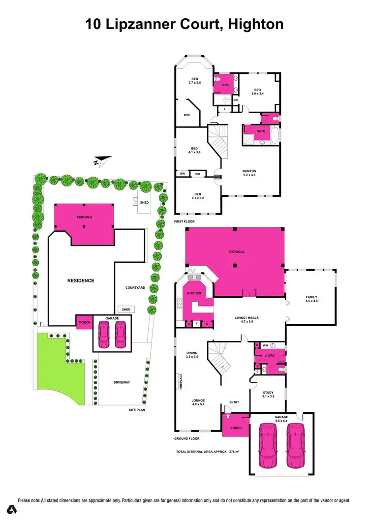 Floorplan of Homely house listing, 10 Lipizzaner Court, Highton VIC 3216