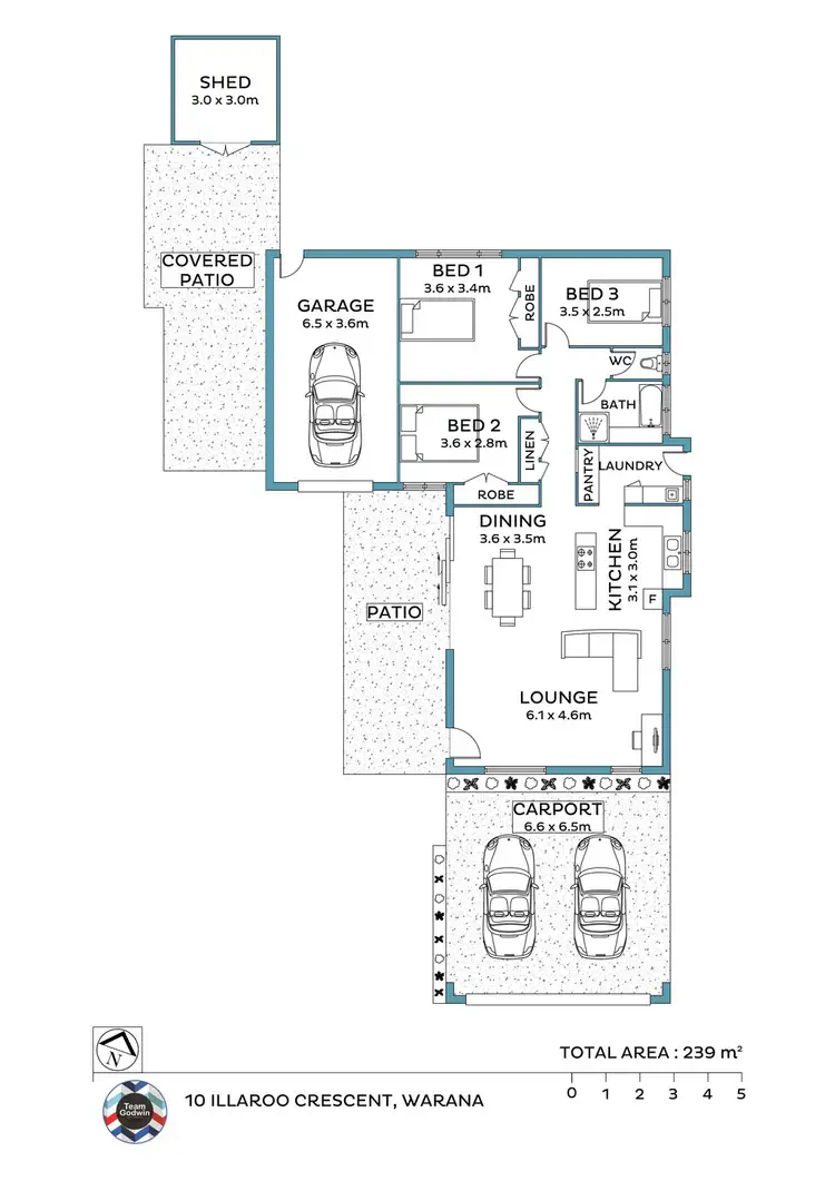 Floorplan of Homely house listing, 10 Ilaroo Crescent, Warana QLD 4575