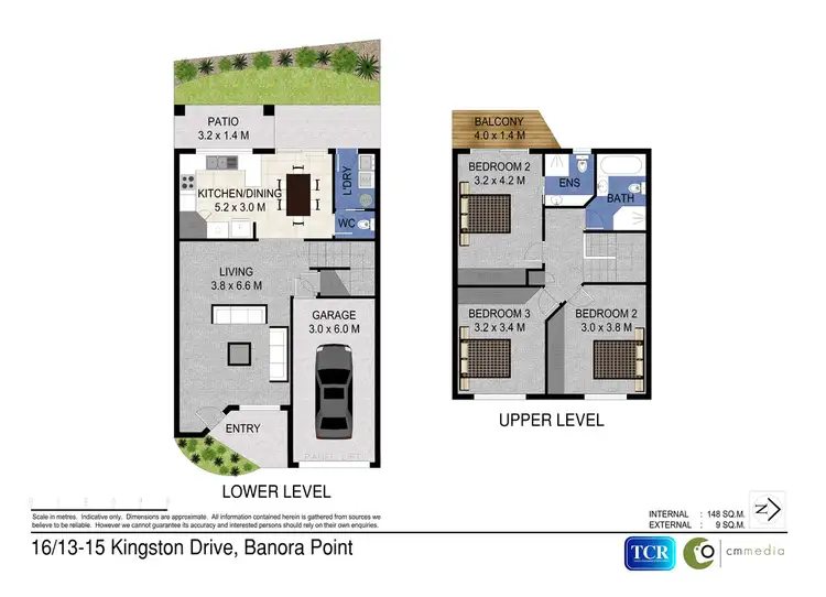 Floorplan of Homely townhouse listing, 16/13-15 Kingston Drive, Banora Point NSW 2486