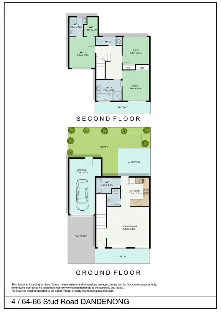 Floorplan of Homely unit listing, 4/64-66 Stud Road, Dandenong VIC 3175