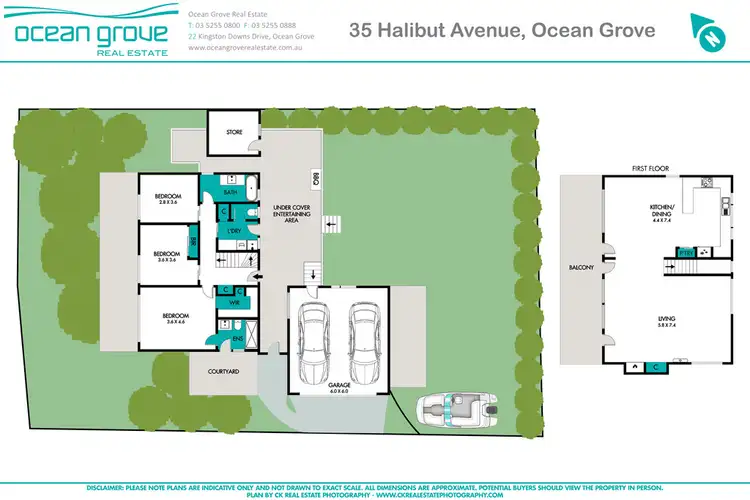 Floorplan of Homely house listing, 35 Halibut Avenue, Ocean Grove VIC 3226