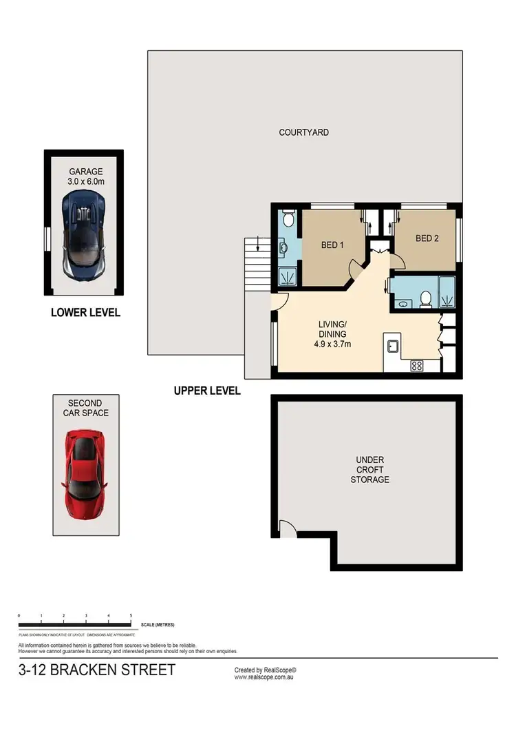 Floorplan of Homely unit listing, 3/12 Bracken Street, Moorooka QLD 4105