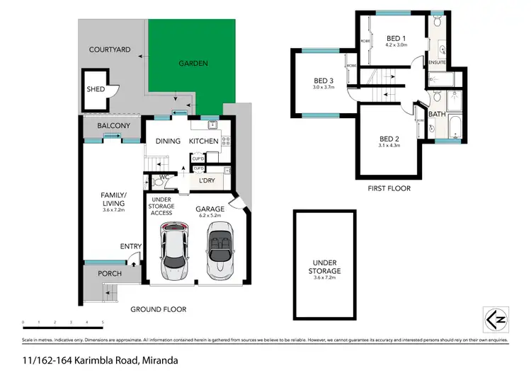 Floorplan of Homely townhouse listing, 11/162-164 Karimbla Road, Miranda NSW 2228
