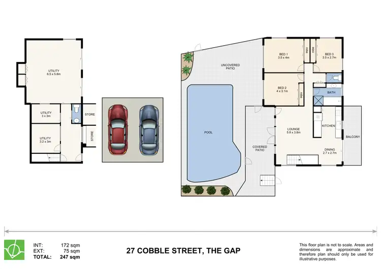 Floorplan of Homely house listing, 27 Cobble Street, The Gap QLD 4061