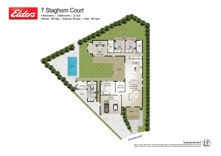 Floorplan of Homely house listing, 7 Staghorn Court, Bangalow NSW 2479
