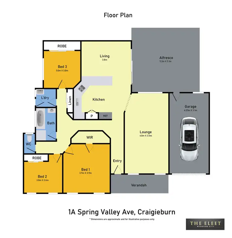 Floorplan of Homely house listing, 1A Spring Valley Avenue, Craigieburn VIC 3064