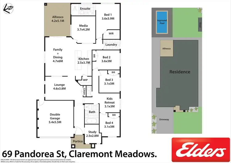 Floorplan of Homely house listing, 69 Pandorea Street, Claremont Meadows NSW 2747