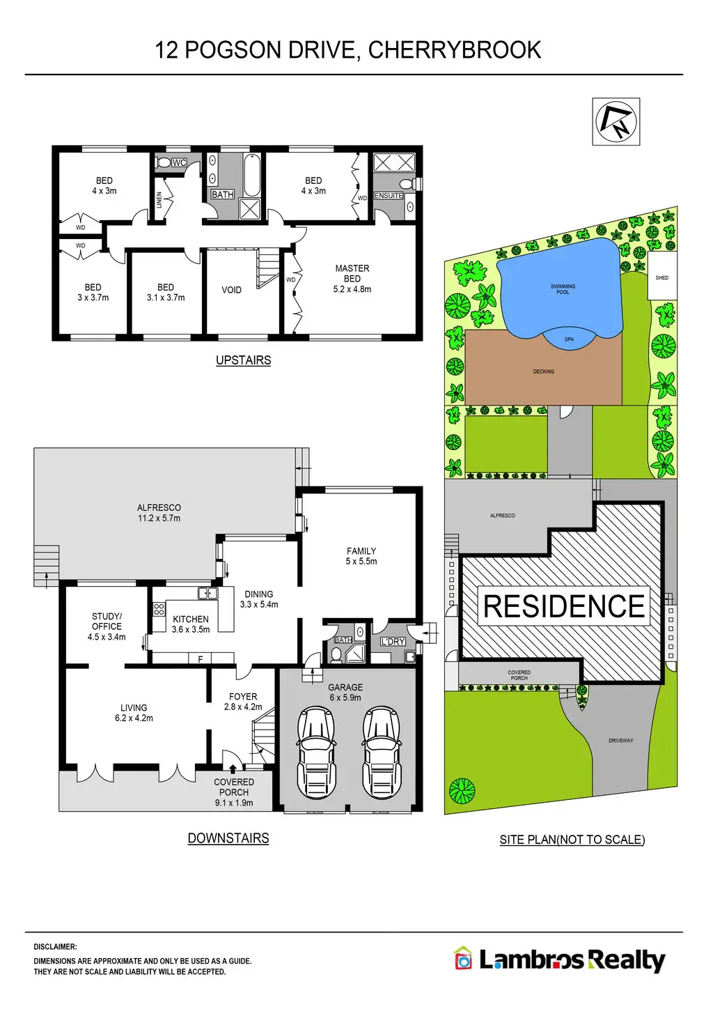 Floorplan of Homely house listing, 12 Pogson Drive, Cherrybrook NSW 2126