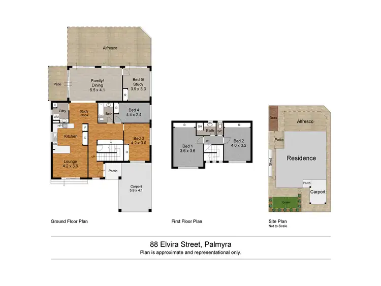 Floorplan of Homely house listing, 88 Elvira Street, Palmyra WA 6157