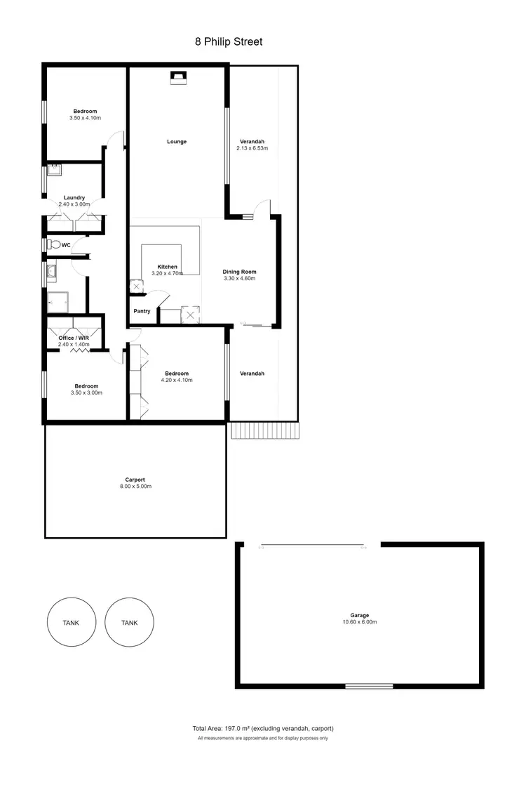 Floorplan of Homely house listing, 8 Philip Street, Streaky Bay SA 5680