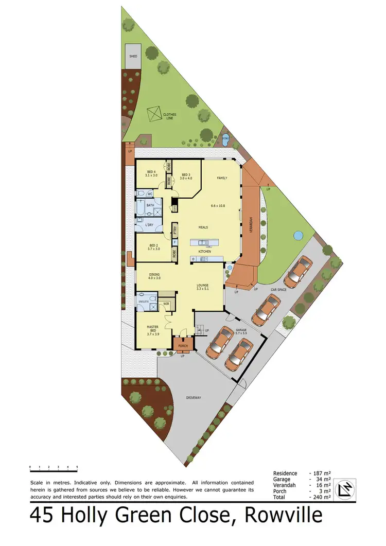 Floorplan of Homely house listing, 45 Holly Green Close, Rowville VIC 3178