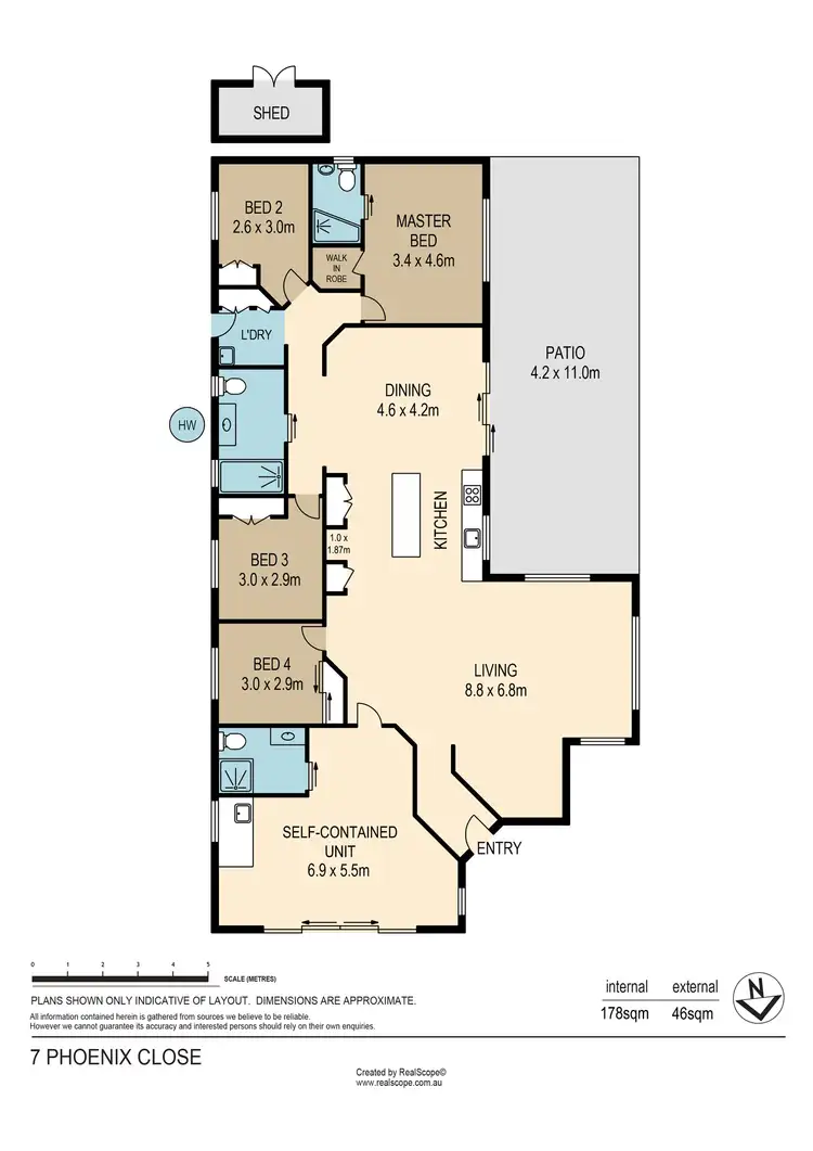 Floorplan of Homely house listing, 7 Phoenix Close, The Gap QLD 4061
