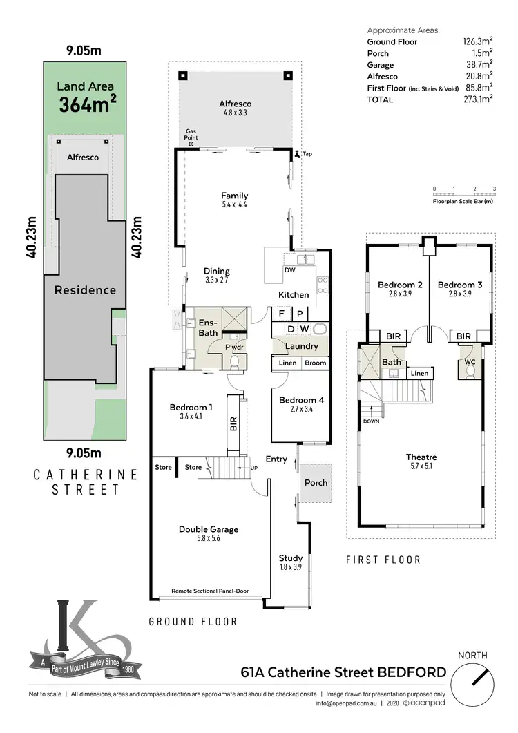 Floorplan of Homely house listing, 61A Catherine Street, Bedford WA 6052