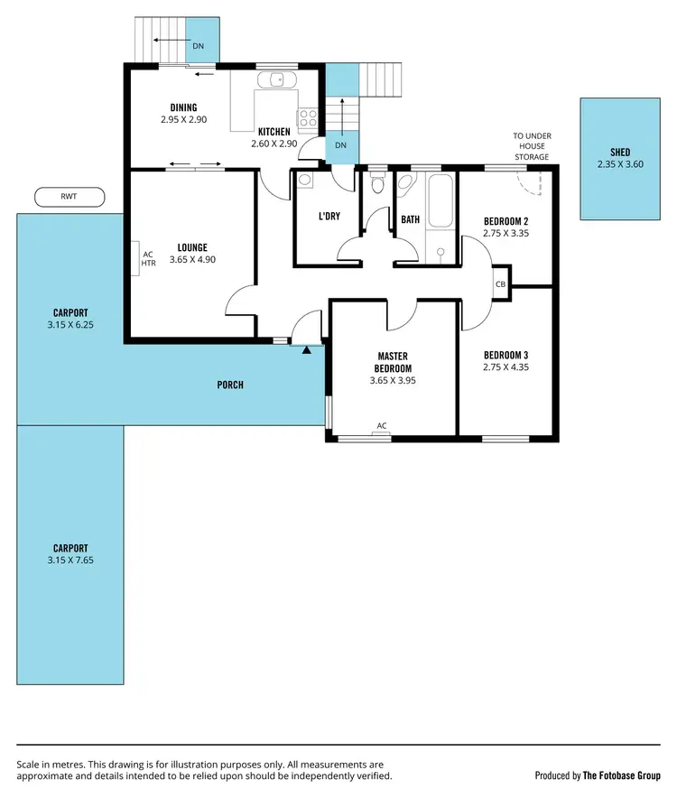 Floorplan of Homely house listing, 27 Taylor Street, Reynella SA 5161
