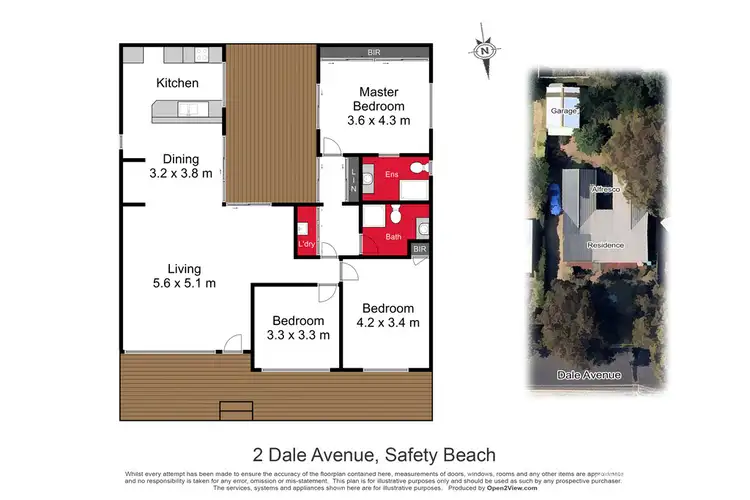 Floorplan of Homely house listing, 2 Dale Avenue, Safety Beach VIC 3936
