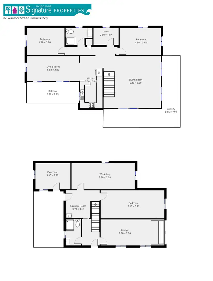 Floorplan of Homely house listing, 37 Windsor Street, Tarbuck Bay NSW 2428