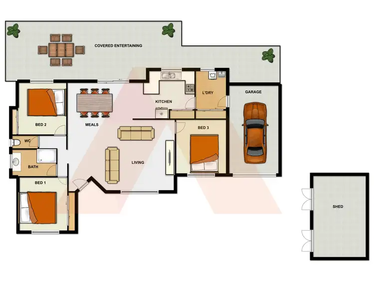 Floorplan of Homely house listing, 23 Bower Road, Eagleby QLD 4207