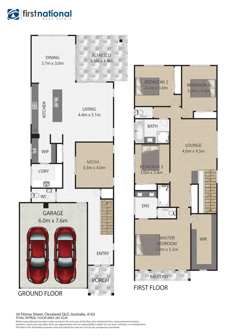 Floorplan of Homely house listing, 34 Fitzroy Street, Cleveland QLD 4163