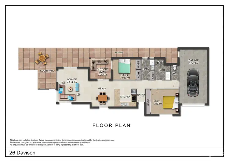 Floorplan of Homely house listing, 26 Davison Street, Leongatha VIC 3953