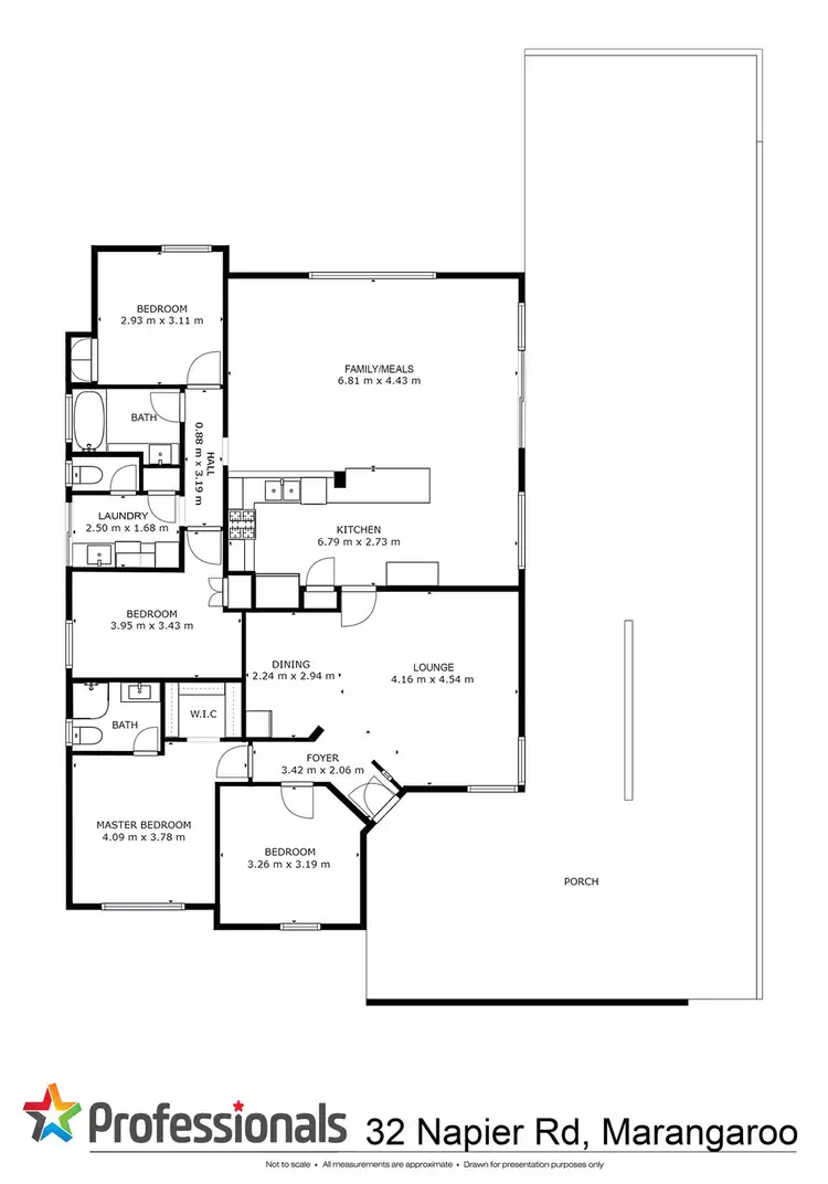Floorplan of Homely house listing, 32 Napier Road, Marangaroo WA 6064