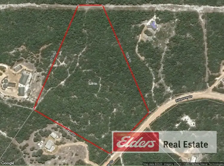 Floorplan of Homely land listing, 21 Ridgeway Drive, Bremer Bay WA 6338