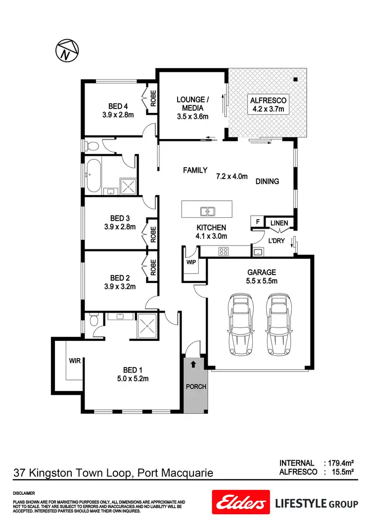 Floorplan of Homely house listing, 37 Kingston Town Loop, Port Macquarie NSW 2444