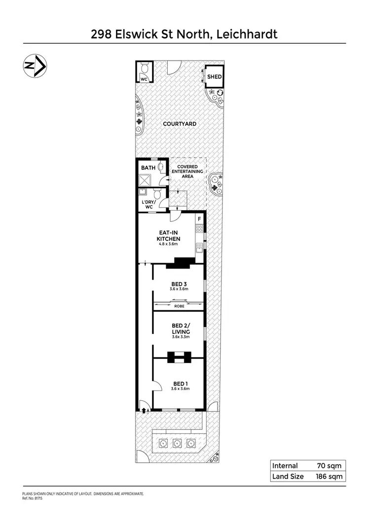 Floorplan of Homely house listing, 298 Elswick Street N, Leichhardt NSW 2040